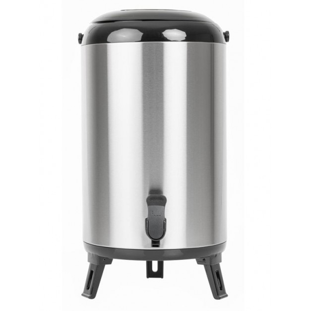 Distributeur Boissons Isotherme HENDI 9L - Acier Inox, Robinet Anti-Goutte, -10° à 100°C