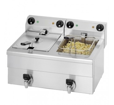 Friteuse électrique professionnelle 2 x 10 litres FE Friteuse électrique professionnelle 2 x 10 litres FE