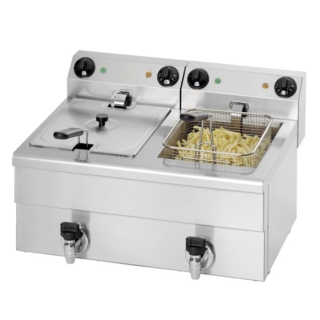 Friteuse électrique professionnelle 2 x 10 litres FE