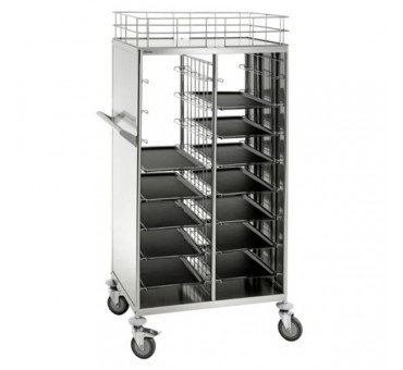 Chariot de transport de plateaux de cantine ou self GN1/1 Bartscher Chariot de transport de plateaux de cantine ou self GN1/1 Bartscher