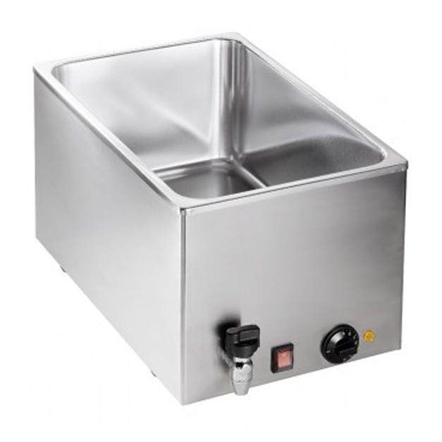 Bain marie électrique professionnel avec vidange BMH 210