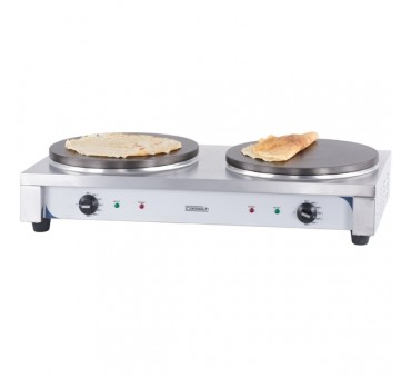 Crêpière électrique professionnelle double 40 cm Casselin Crêpière électrique professionnelle double 40 cm Casselin