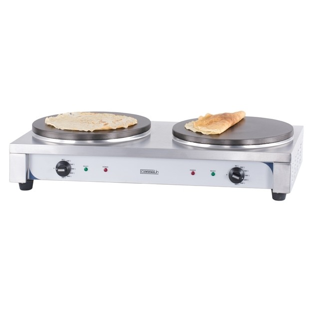 Crêpière électrique professionnelle double 40 cm Casselin