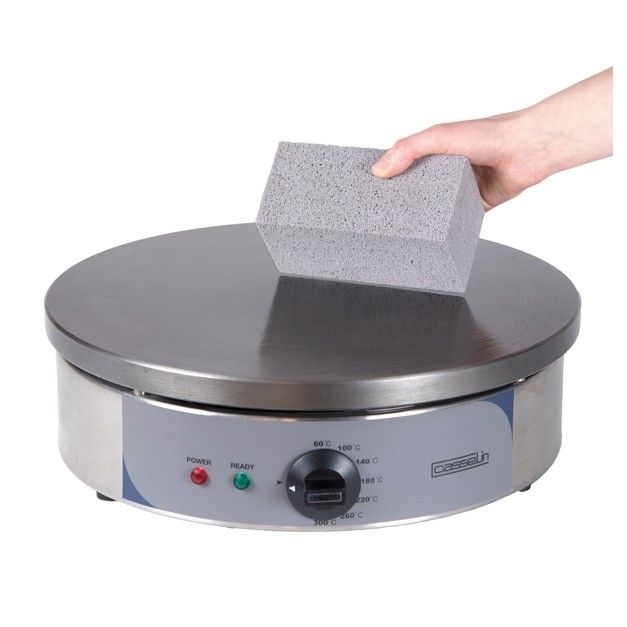 Pierre abrasive pour crêpières.