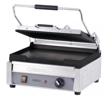 Grill panini électrique professionnel Grand Premium Rainurée-Lisse Casselin Grill panini électrique professionnel Grand Premium Rainurée-Lisse Casselin