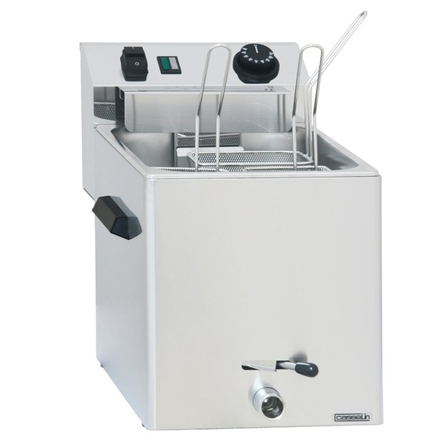 Cuiseur à pâtes électrique professionnel avec vidange 3 paniers Casselin