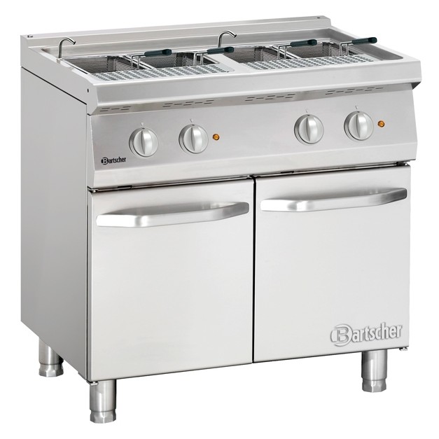 Cuiseur à pâtes électrique professionnel sur pieds 2 x 24L Bartscher