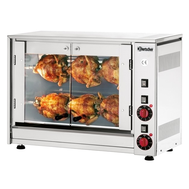 Rôtissoire électrique professionnelle 6 poulets Bartscher