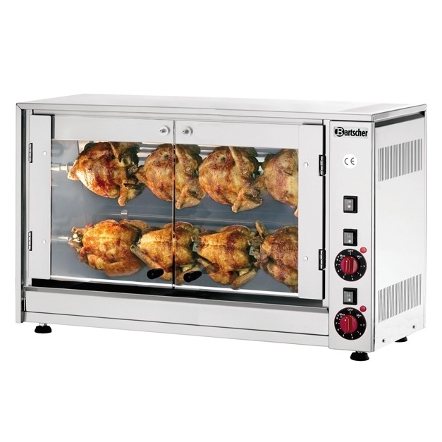 Rôtissoire électrique professionnelle 8 poulets Bartscher