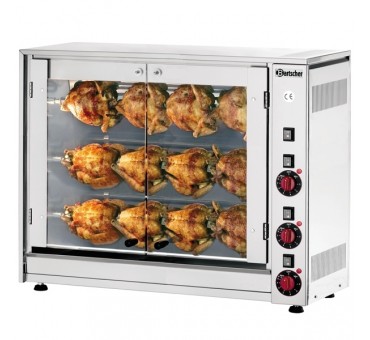 Rôtissoire électrique professionnelle 12 poulets Bartscher Rôtissoire électrique professionnelle 12 poulets Bartscher