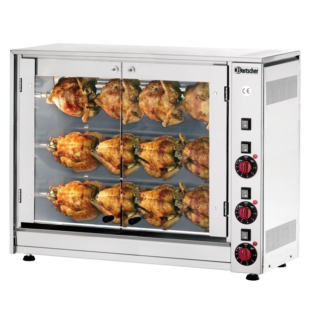 Rôtissoire électrique professionnelle 12 poulets Bartscher