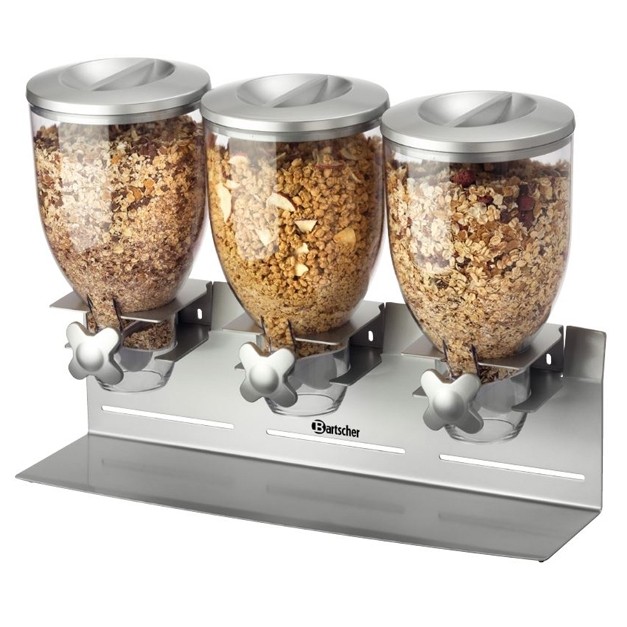 Distributeur de céréales triple Bartscher