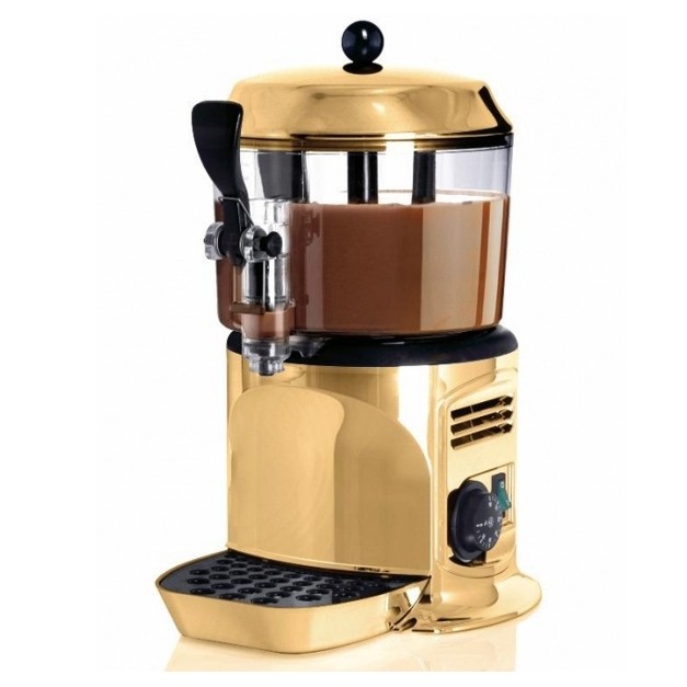 Chocolatière professionnelle 5 litres couleur Or Ugolini