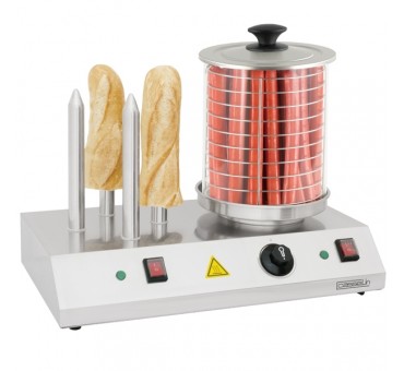Appareil a hot dog professionnel casselin 4 plots Appareil a hot dog professionnel casselin 4 plots