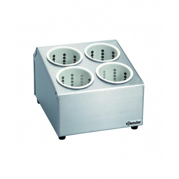 Bac à couverts avec 4 récipients