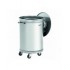 Poubelle inox 56L