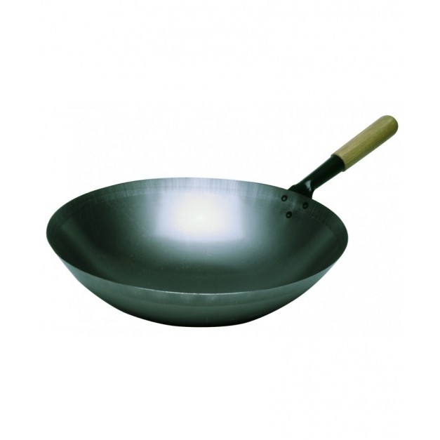 Sauteuse Wok acier, 360mm