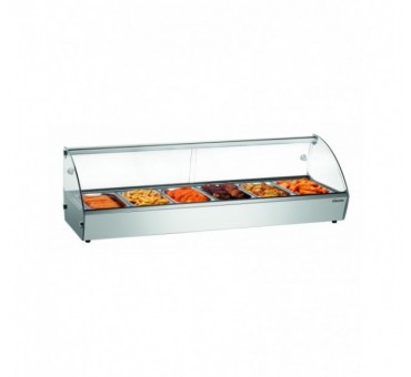Présentoir chauffant R6 6 x GN 1/3 Présentoir chauffant R6 6 x GN 1/3