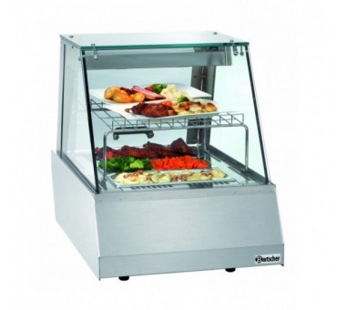 Vitrine chauffante. 1/1GN, verre plat Vitrine chauffante. 1/1GN, verre plat