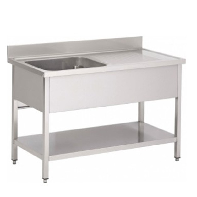 Plonge inox 1400 1 Bac à gauche