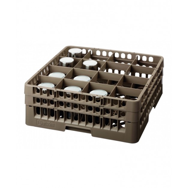 Casier verres, 16 compartiments.