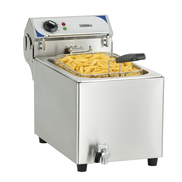 Friteuse électrique professionnelle 10 Litres avec vidange Casselin