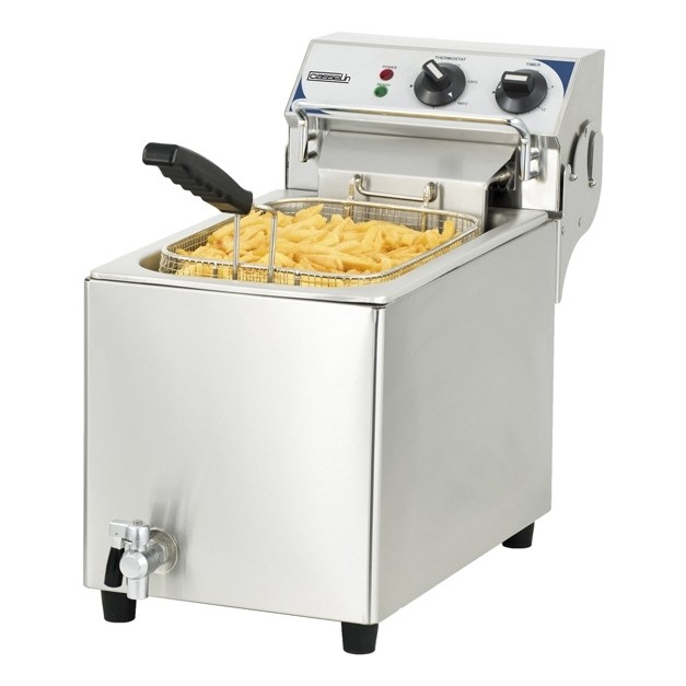 Friteuse électrique professionnelle 10 Litres Triphasé avec vidange Casselin