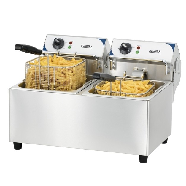 Friteuse électrique professionnelle 2 X 7 Litres Casselin