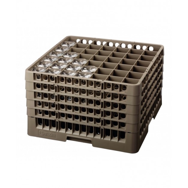 Casier verres, 49 compartiments.