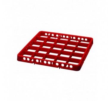Cadre 25 compartiments., H 45mm, rouge Cadre 25 compartiments., H 45mm, rouge