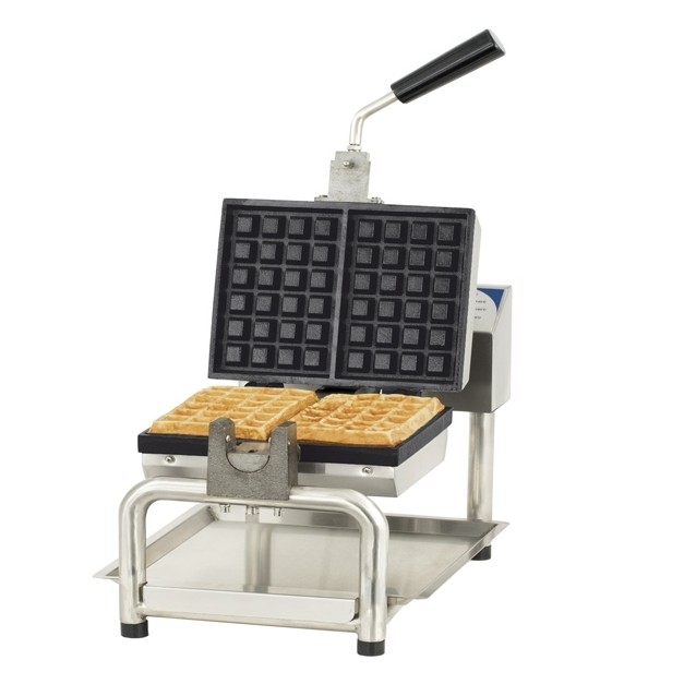 Gaufrier électrique 2 gaufres Simple ouverture à 180 °