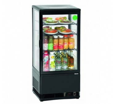Mini vitrine réfrigérée 78 L, noire Mini vitrine réfrigérée 78 L, noire