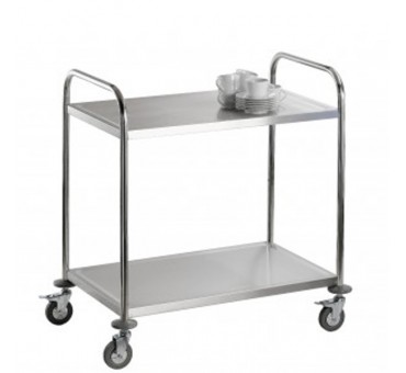 Chariot de service inox 2 plateaux Felix Chariot de service inox 2 plateaux Felix