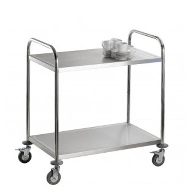 Chariot de service inox 2 plateaux Felix