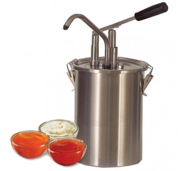 Distributeur de sauces avec piston 5 litres Distributeur de sauces avec piston 5 litres
