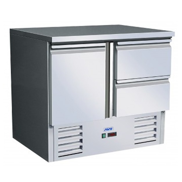 Desserte réfrigérée 1P+2 Tiroirs modèle VIVIA S901 s/s Top