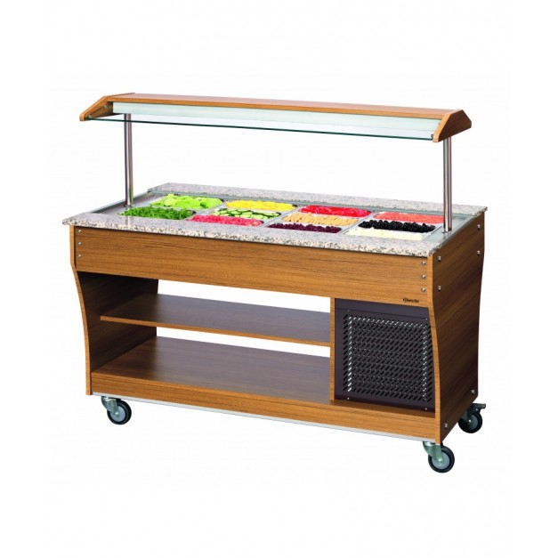 Chariot buffet, froid, 4x1/1 GN