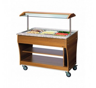 Chariot buffet, chaud, 3x 1/1GN Chariot buffet, chaud, 3x 1/1GN