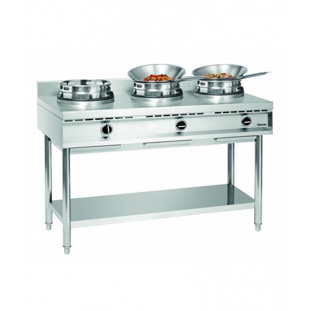 Wok, 3 brûleurs