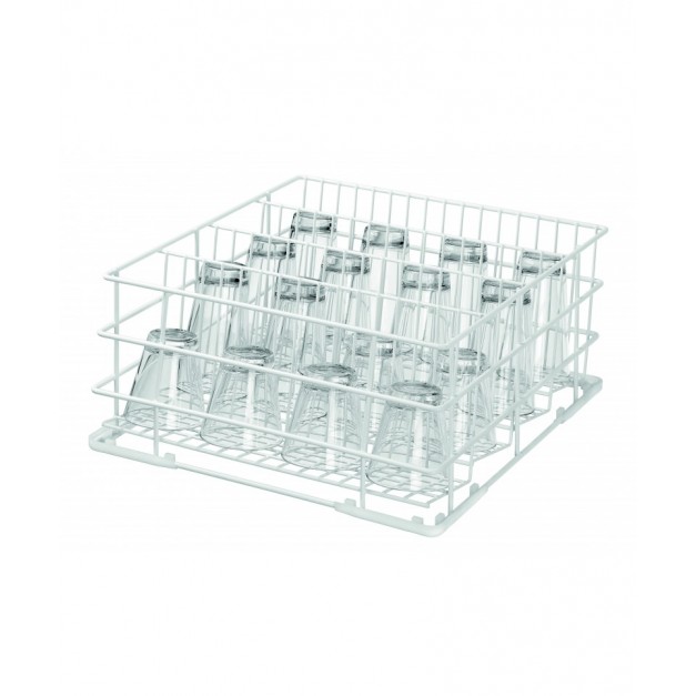 Panier L-V, verres, 400x400x185mm
