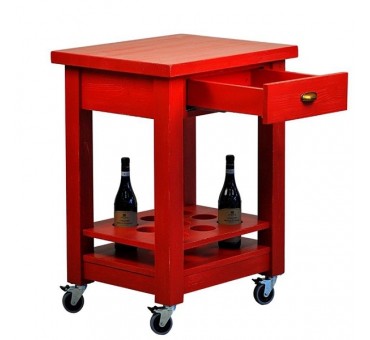 Table Vintage rossa pour Trancheuse Volano Noaw Table Vintage rossa pour Trancheuse Volano Noaw