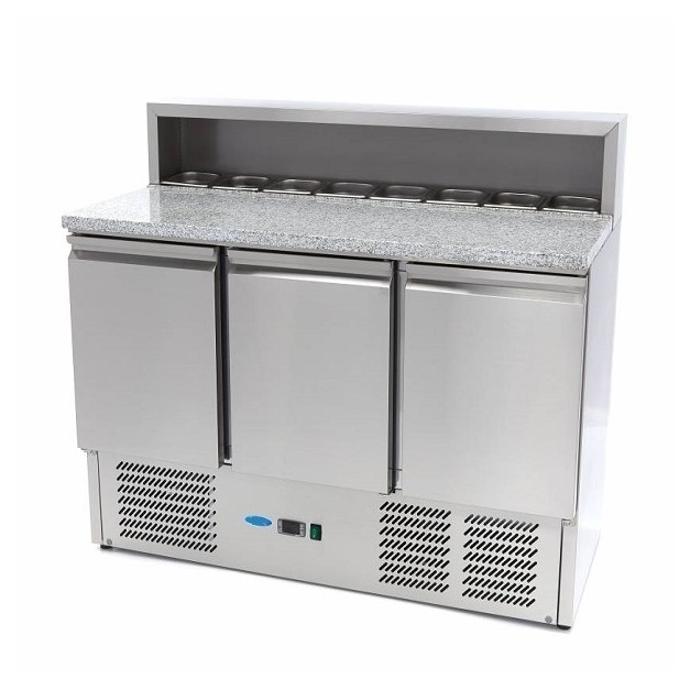 Table a pizza réfrigérée Max 3 portes