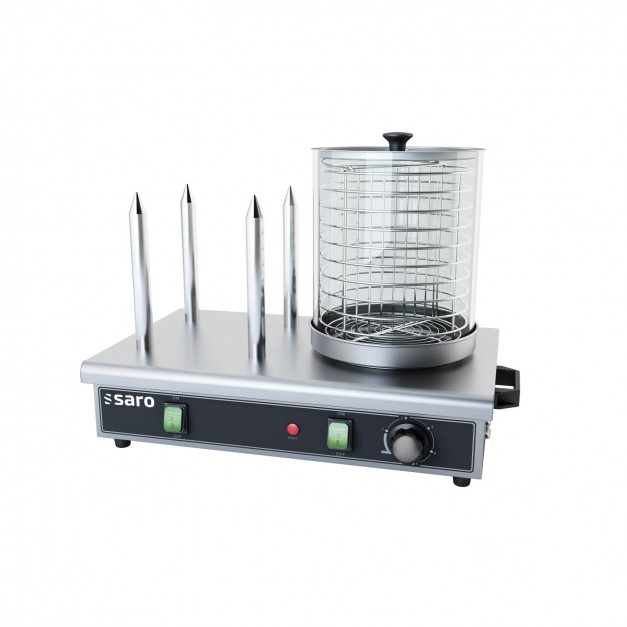 Appareil à Hot Dog 4 plots Inox HW2