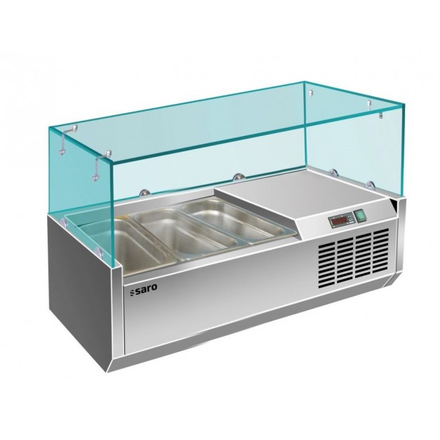 Présentoir saladette 3x1/3 GN METTE