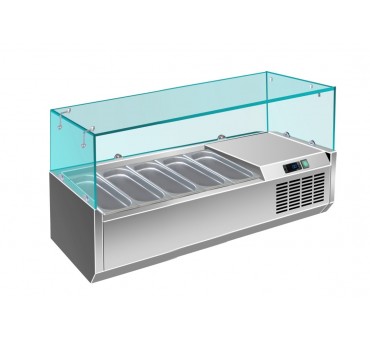 Présentoir saladette 5 x 1/4 GN VRX 1200/330 Présentoir saladette 5 x 1/4 GN VRX 1200/330