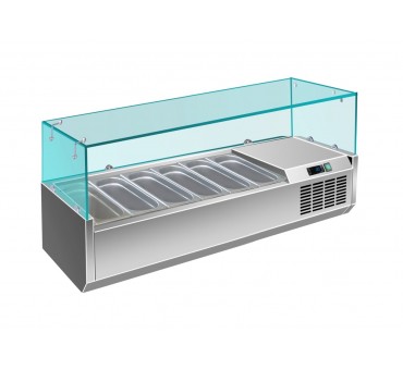 Présentoir saladette  Pour 6 x 1/4 GN VRX 1400/330 Présentoir saladette  Pour 6 x 1/4 GN VRX 1400/330