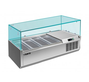 Présentoir saladette 3 x 1/3 + 1 x 1/2 GN VRX 1200 Présentoir saladette 3 x 1/3 + 1 x 1/2 GN VRX 1200