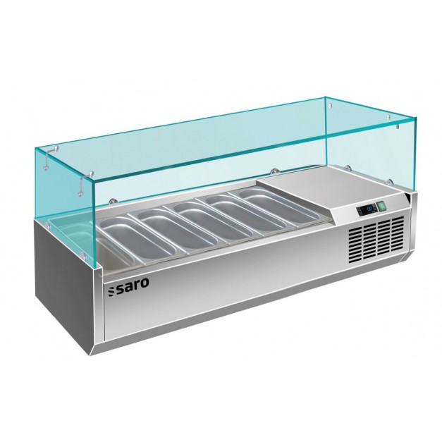 Présentoir saladette 1x1/2 + 4x1/3 GN VRX 1400