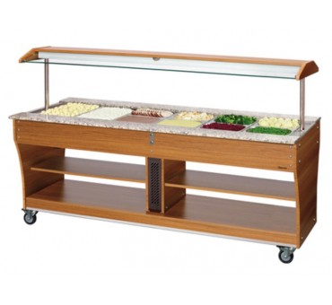 Chariot buffet, chaud, 6x1/1GN Chariot buffet, chaud, 6x1/1GN