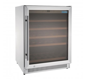 Rafraîchisseur à vin dessous de comptoir inox 51 bouteilles Polar Série G Rafraîchisseur à vin dessous de comptoir inox 51 bouteilles Polar Série G